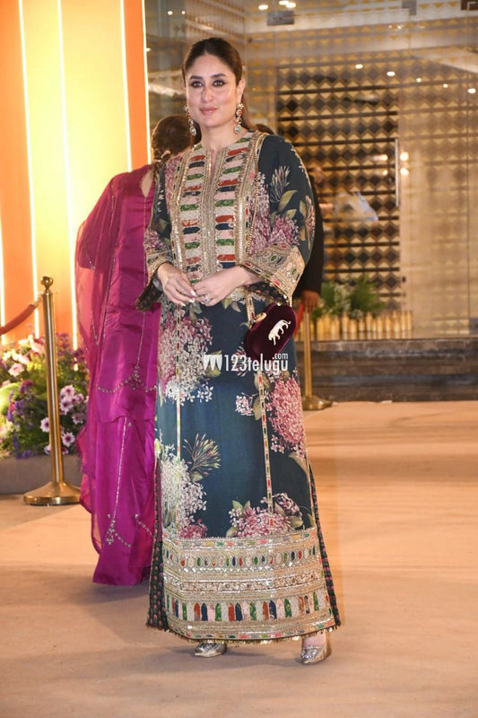 Sabyasachi Zinc Blue Digital Printed Luxury Silk Collection