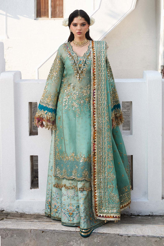 Hussain Rehar - Miraye - Luxury Organza Embroidered Unstitched 3 Piece