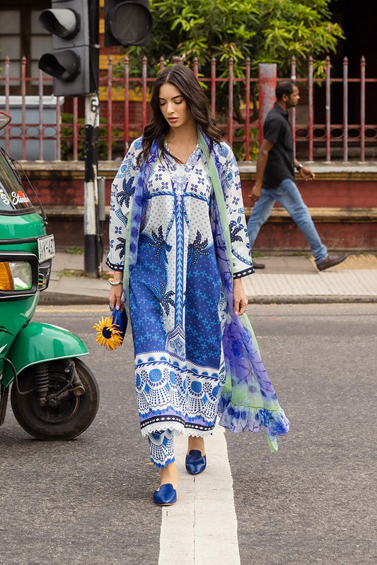 Mushq Luxury Lawn Embroidered Unstitched 3 Piece Ksenia