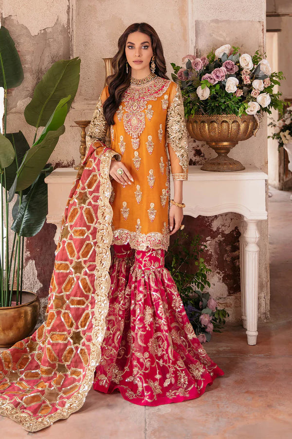 Aangan by Imrozia Premium Embroidered Wedding Formals Suit IB-23 Gul-e-Rana