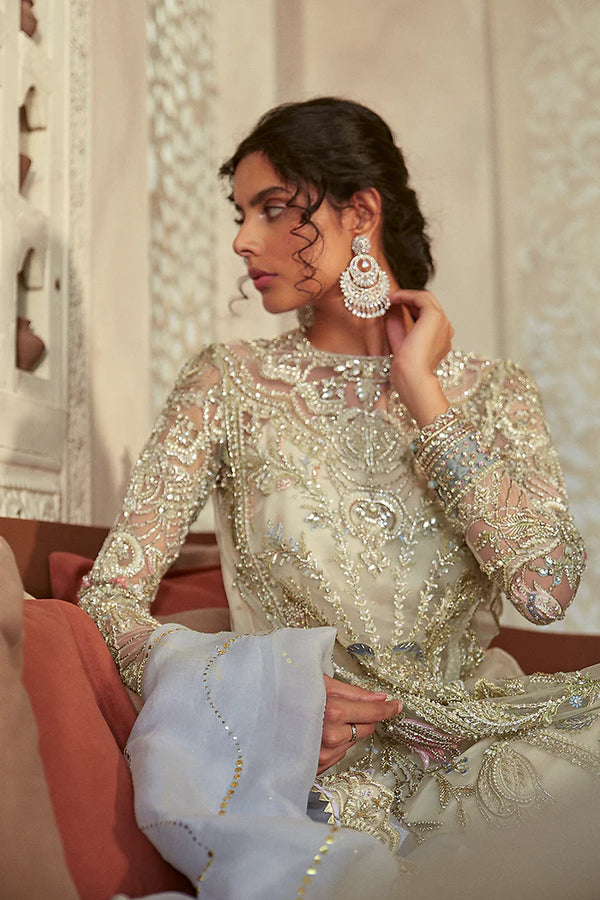 Suffuse by Sana Yasir – Selene Unstitched Net Embroidered 3 Pieces