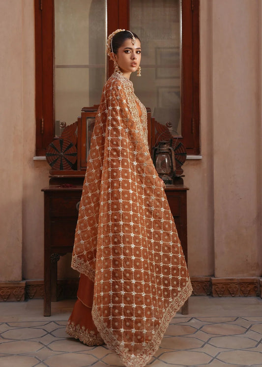 Kanwal Malik Luxury Raw Silk Hand Emblishment Collection Zulekha