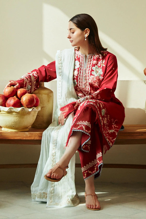 Coco by Zara Shahjan Eid Collection Lawn Unstitched 3Pc Suit D-07A JANAAN