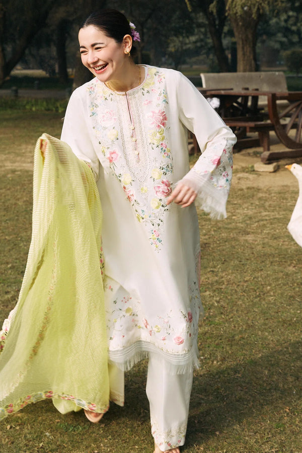 Coco by Zara Shahjahan Eid Collection Embroidered Lawn 3Pc Suit Janaan-7B