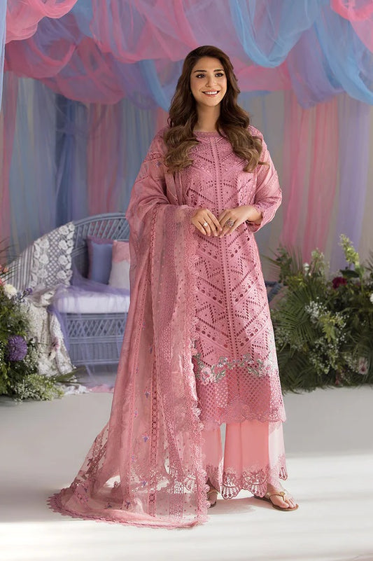 Sobia Nazir Luxury Lawn Embroidered Unstitched 3 Piece Collection 10A