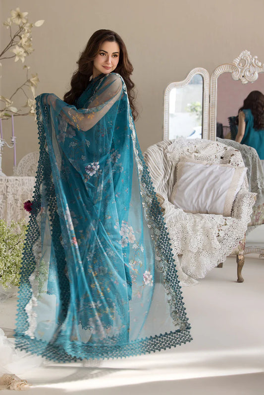 Sobia Nazir Luxury Lawn Embroidered 3 Pc Collection Unstitched Design 2A