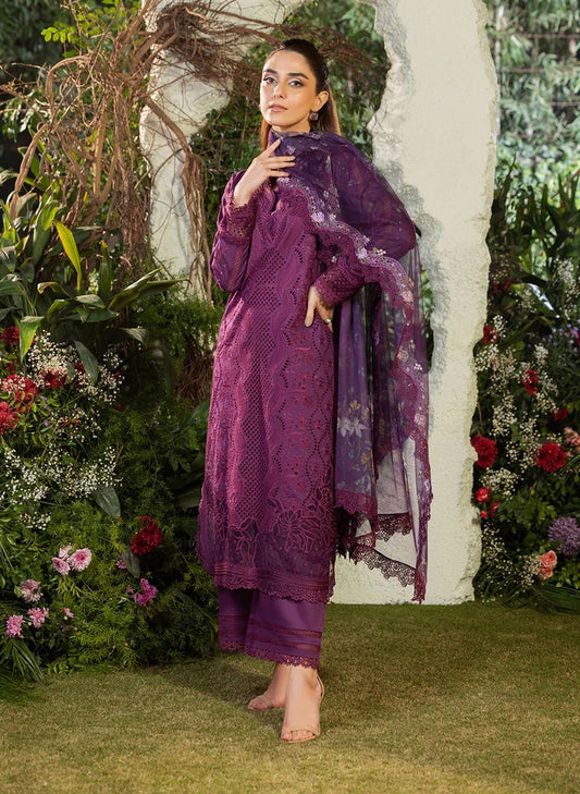 Sobia Nazir 2 B Luxury Lawn Embroidered 3 Piece Unstitched