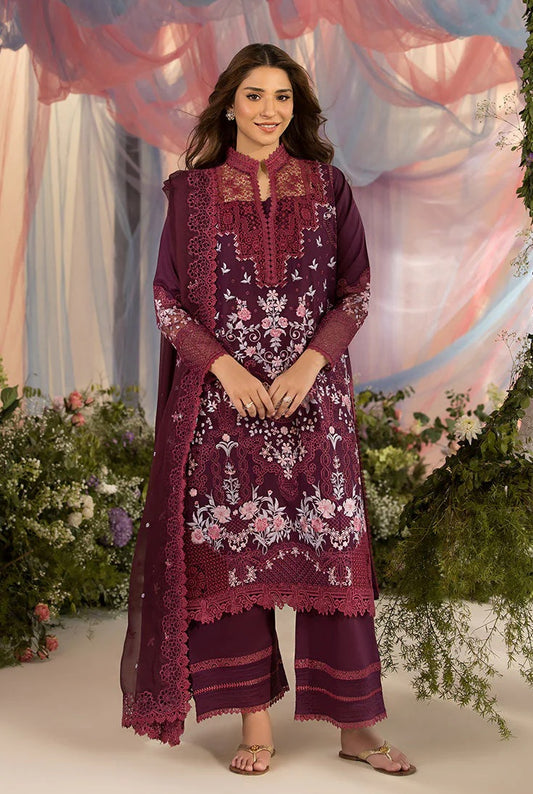 Sobia Nazir - Luxury Lawn Embroidered 3 Piece Unstitched - 6A