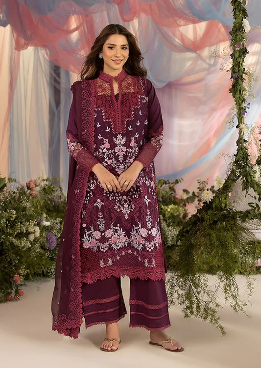 Sobia Nazir Design Lawn Embroidered Unstitched 3 Piece 6A
