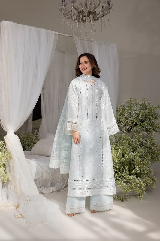Sobia Nazir Luxury Lawn Embroidered Unstitched 3 Piece  7A