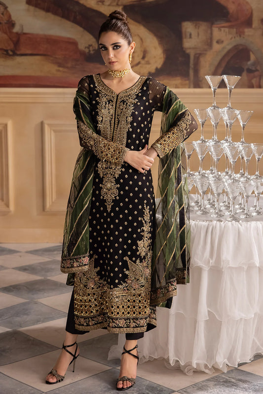 Charizma Premium Luxury Handwork Chiffon with Premium Embroidered Dupatta DJW4-06