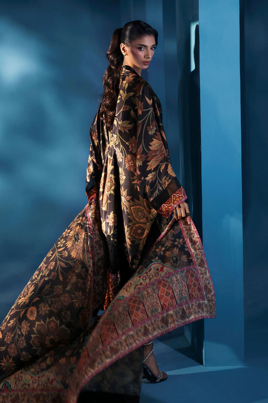 Maria.B Luxury Silk Embroidered 3 Piece Unstitched - MPS-W25-07