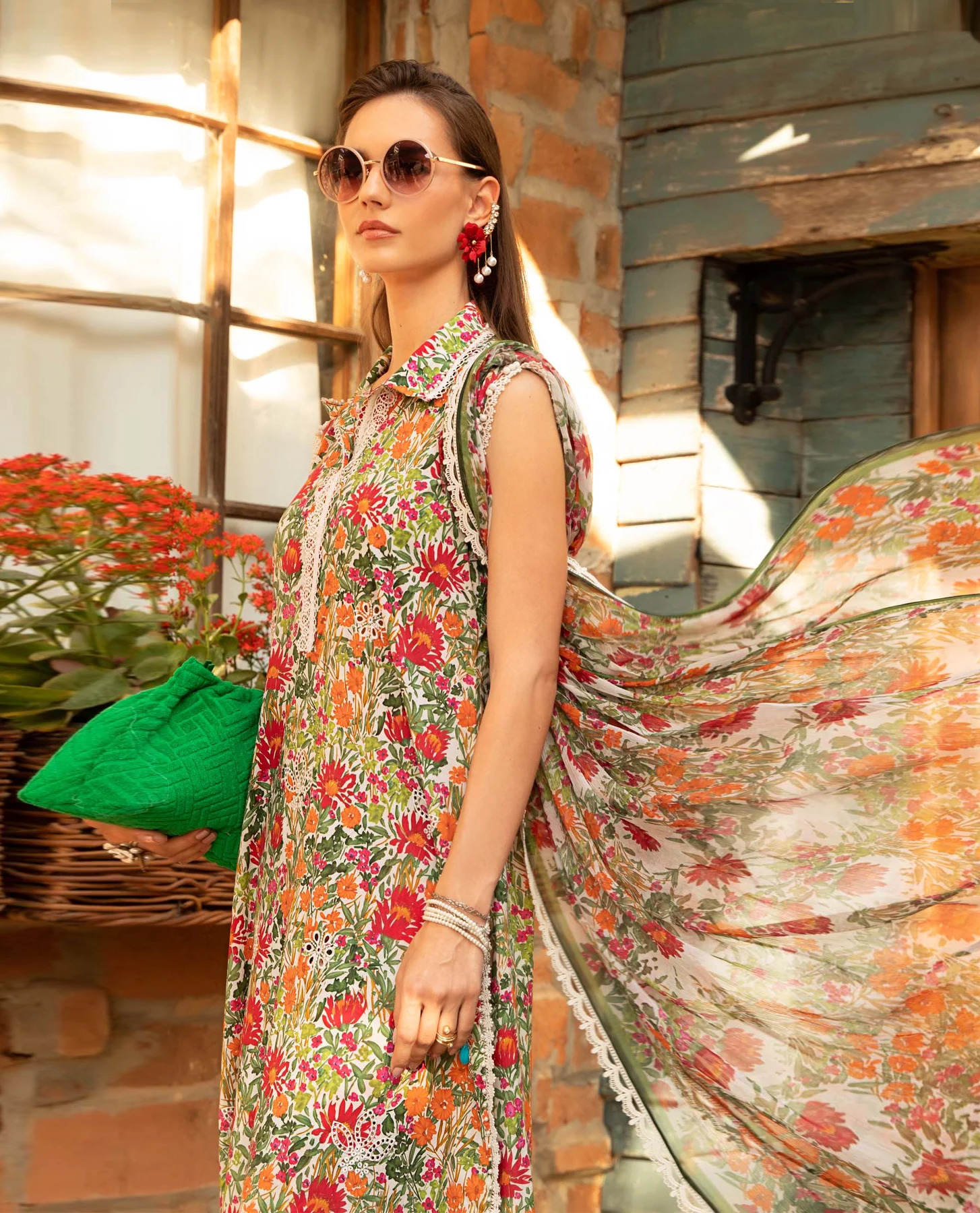 Maria.B Embroidered Lawn 3 Piece Unstitched MPT-1708-B Summer Collection