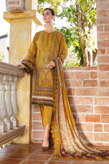 Maria.B M.Prints Lawn Unstitched Embroidered 3 Piece Suit MPT 12-A