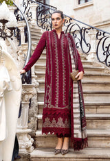 Maria.B Luxury Lawn Embroidered Unstitched MPT 2002 A