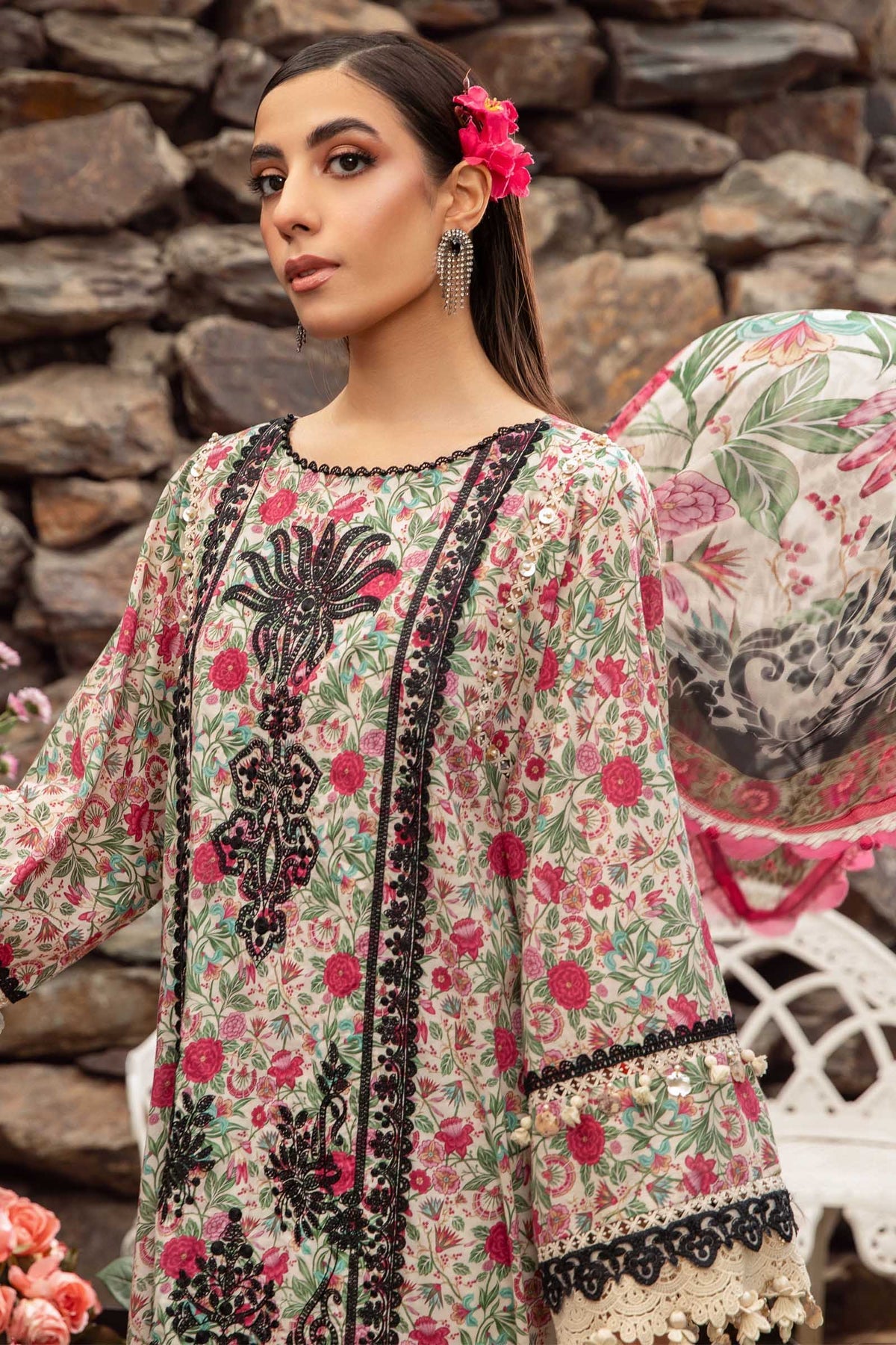 Maria.B Mprints Summer Lawn Eid Collection Unstitched 13A