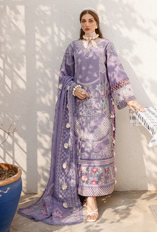 Parishay - MS-05 - Luxury Lawn Embroidered Unstitched 3 Piece