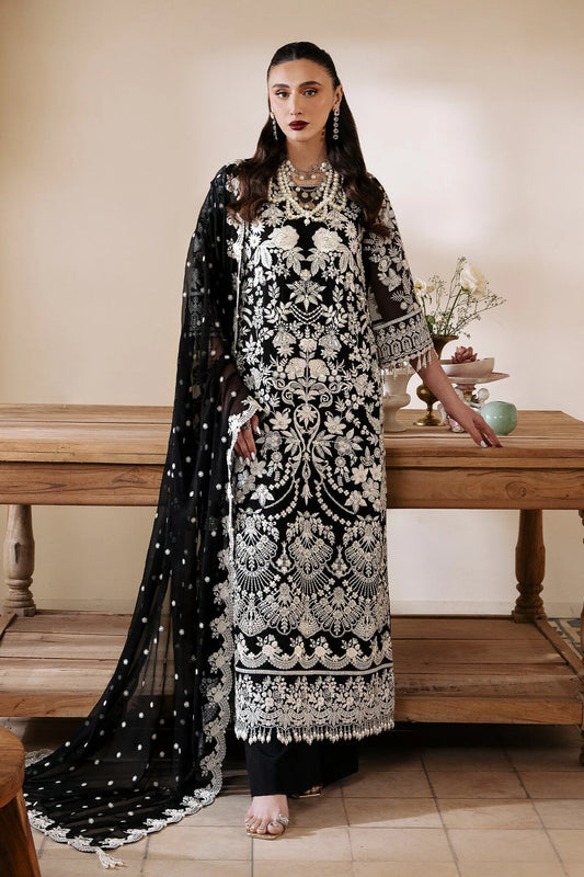 Muse Embroidered & Hand Embellished 3 Piece Chiffon Collection By Imrozia