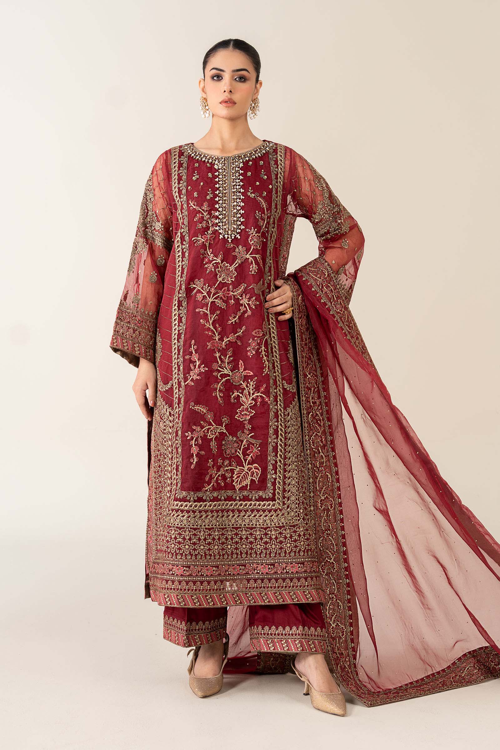 white christmas dresses NUREH | LUXURY RAW SILK DRESS main image 1