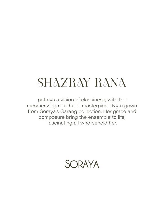 Soraya Bridals - Naira Unstitched Organza Hand Made Collection Naira