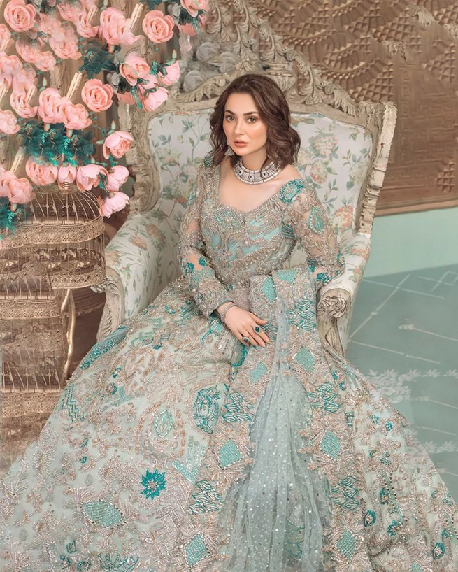Ahmad Sultan AS-BRIDALS Fully Hand Emblishment Unstitched 3 Pieces Collection Marie Antoinette