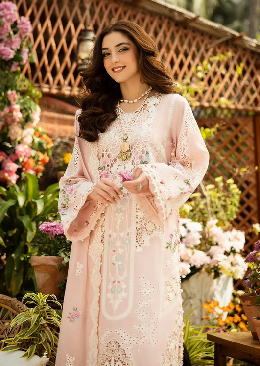 Elaf Luxury Lawn Embroidered Unstitched 3 Pc Suit ELM-2A MAHGUL Eid Collection