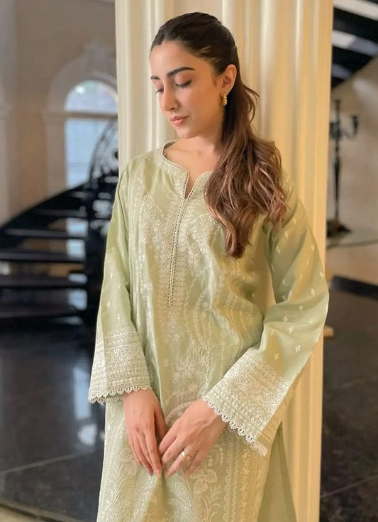 Naarj Luxury Lawn Embroidered Unstitched 3 Pieces SUMAN