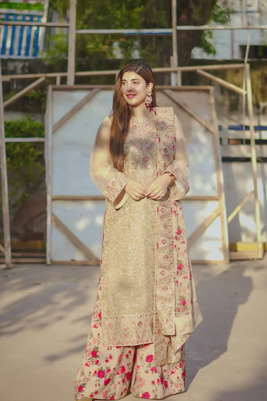 Aneelas Luxury Wedding Festive Organza Embroidered Collection URWA