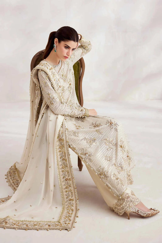Elan Organza Embroidered Hand Emblishment Collection TRÉSOR