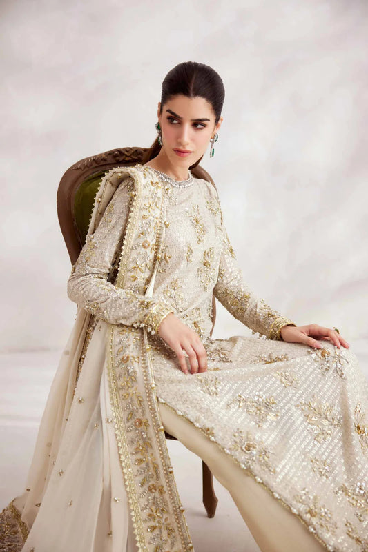 Elan Organza Embroidered Hand Emblishment Collection TRÉSOR