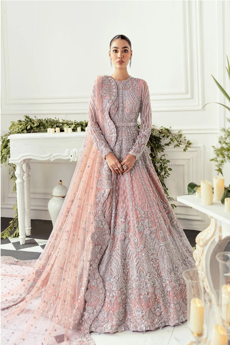 Akbar Aslam Exclusive Luxury Wedding Festive Unstitched Maxi Hyacinth [ ONE WEEK FOR DELIVERY ]