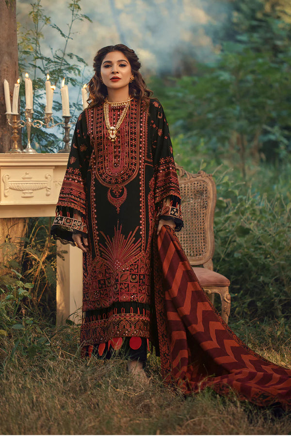 Maryam Hussain Luxury Lawn Embroidered Collection 3 Pieces Unstitched Napoli