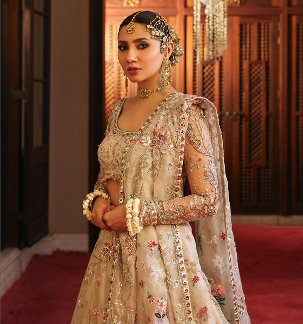 Rano’s Heriloom Ivory Bridal Net Embroidered Unstitched Collection
