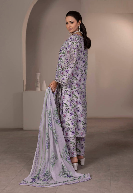 Pehnawa Luxury Lawn Embroidered Stitched 3PC Suit-PA0009