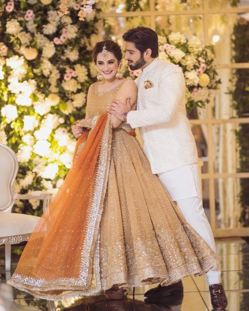 Mehndi Dress Aiman Khan Wedding Dress Cost Aiman Khan Wedding