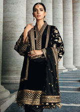 Velour De Luxe by Anaya Embroidered Velvet Unstitched 3 Piece Suit AKC20VL 04 CELIA - Winter Collection