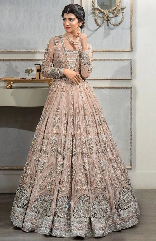 Maria.B Estelle Ex-142 Mbroidered Wedding Collection 3 Pieces Unstitched EX-142 B