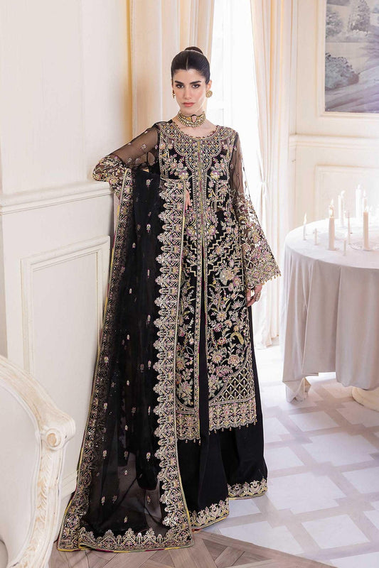 Kanwal Malik Wedding Festive Organza Hand Embroidered Collection SABLE