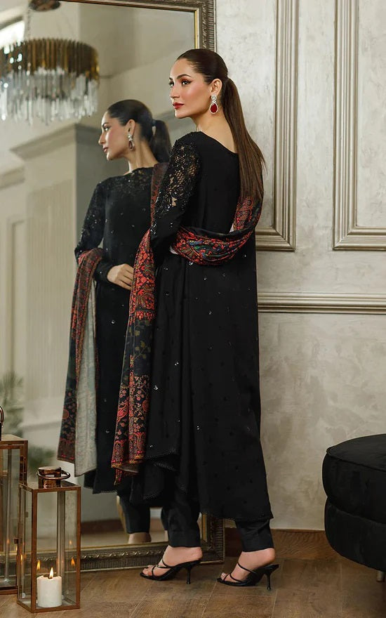 Threads And Motifz Wedding Festive Black Silk Collection Unstitched