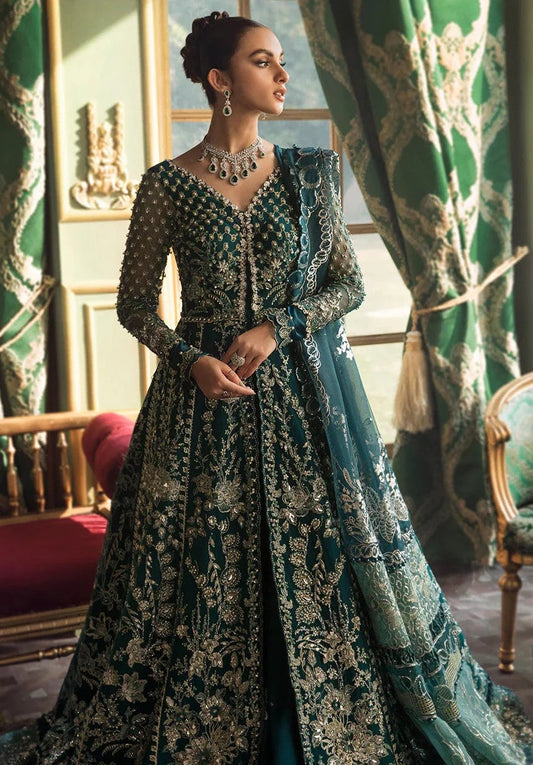 Republic Womenswear - Claire de Lune - Organza Embroidered 3 Piece Unstitched