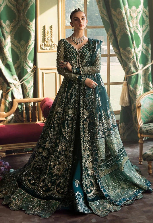 Republic Womenswear - Claire de Lune - Organza Embroidered 3 Piece Unstitched