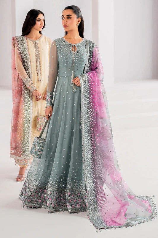 Jazmin Elegant Embroidered Chiffon Dress Unstitched 3 Piece UC-3062