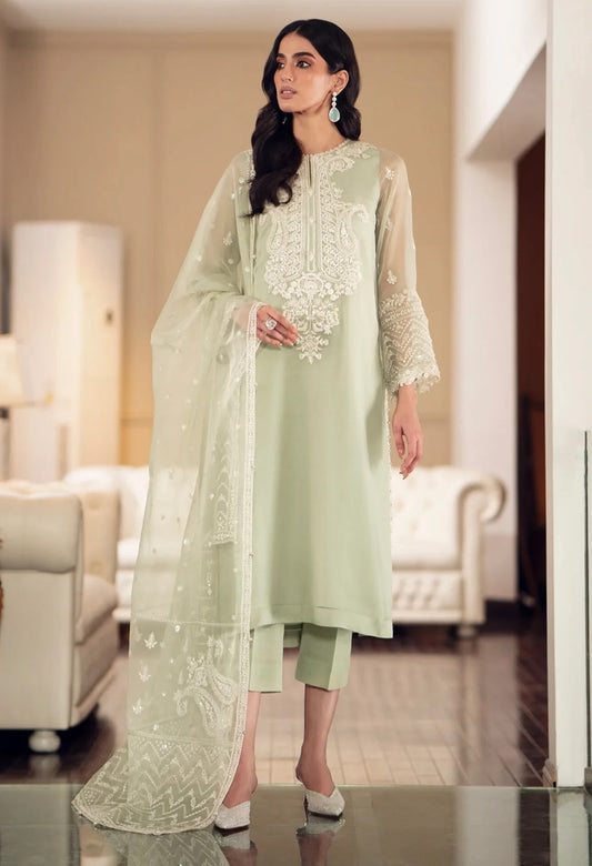 Shahrukh Shakeel Luxury Chiffon Embroidered Unstitched 3 Piece