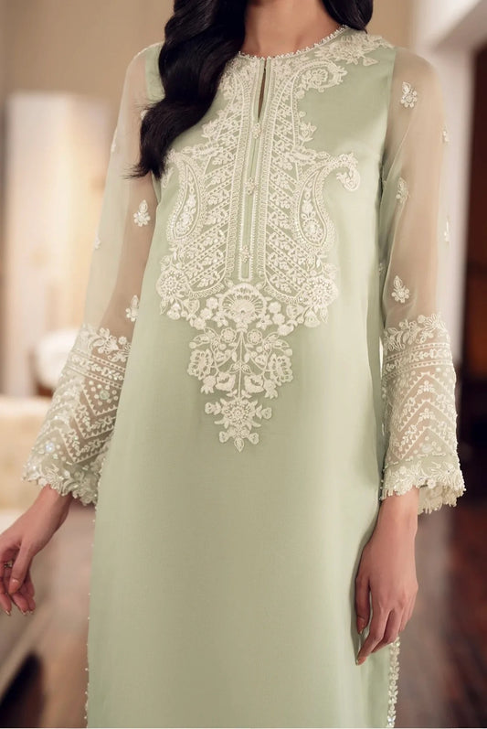 Shahrukh Shakeel Luxury Chiffon Embroidered Unstitched 3 Piece