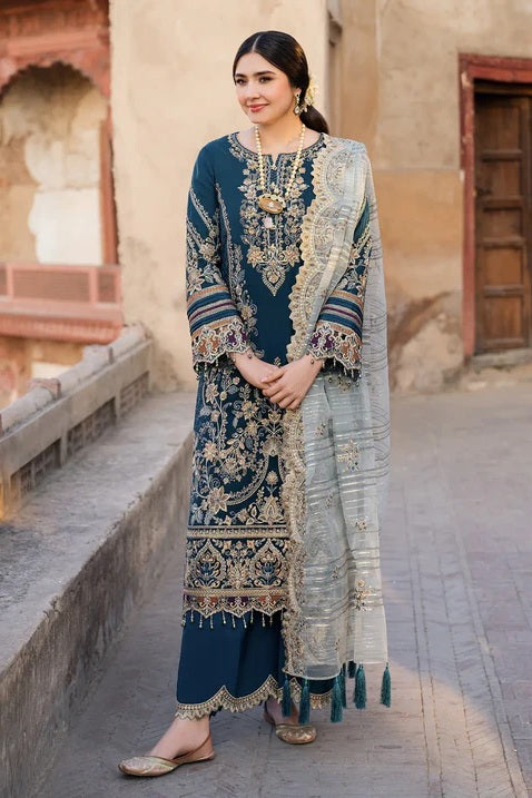 Imrozia - Chiffon Embroidered Unstitched 3 Piece - I-223 NEELAM