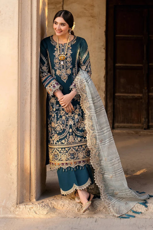 Imrozia - Chiffon Embroidered Unstitched 3 Piece - I-223 NEELAM