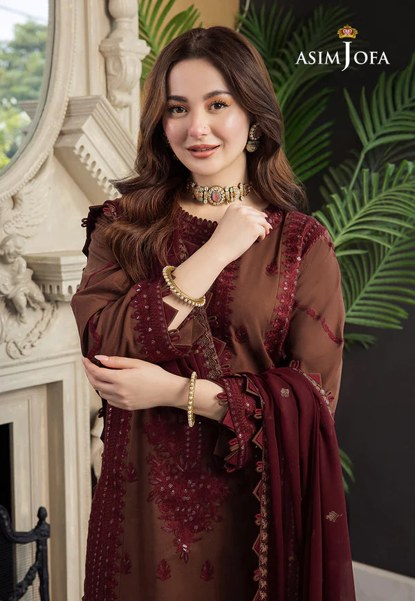 Asim Jofa Chiffon Embroidered Rang-E-Noor Festive Collection Unstitched AJRN-14