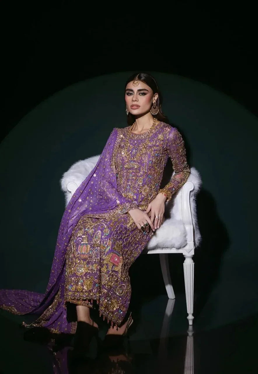Nomi Ansari Luxury Pure Chiffon 3 Piece Unsticthed Couture Zainabjees Nomi Ansari Luxury Pure Chiffon 3 Piece Unsticthed Couture Zainabjees