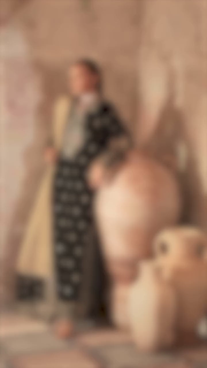 Emaan Adeel Saanjh Embroidered Velvet Unstitched 3Pc Suit - Ishaan