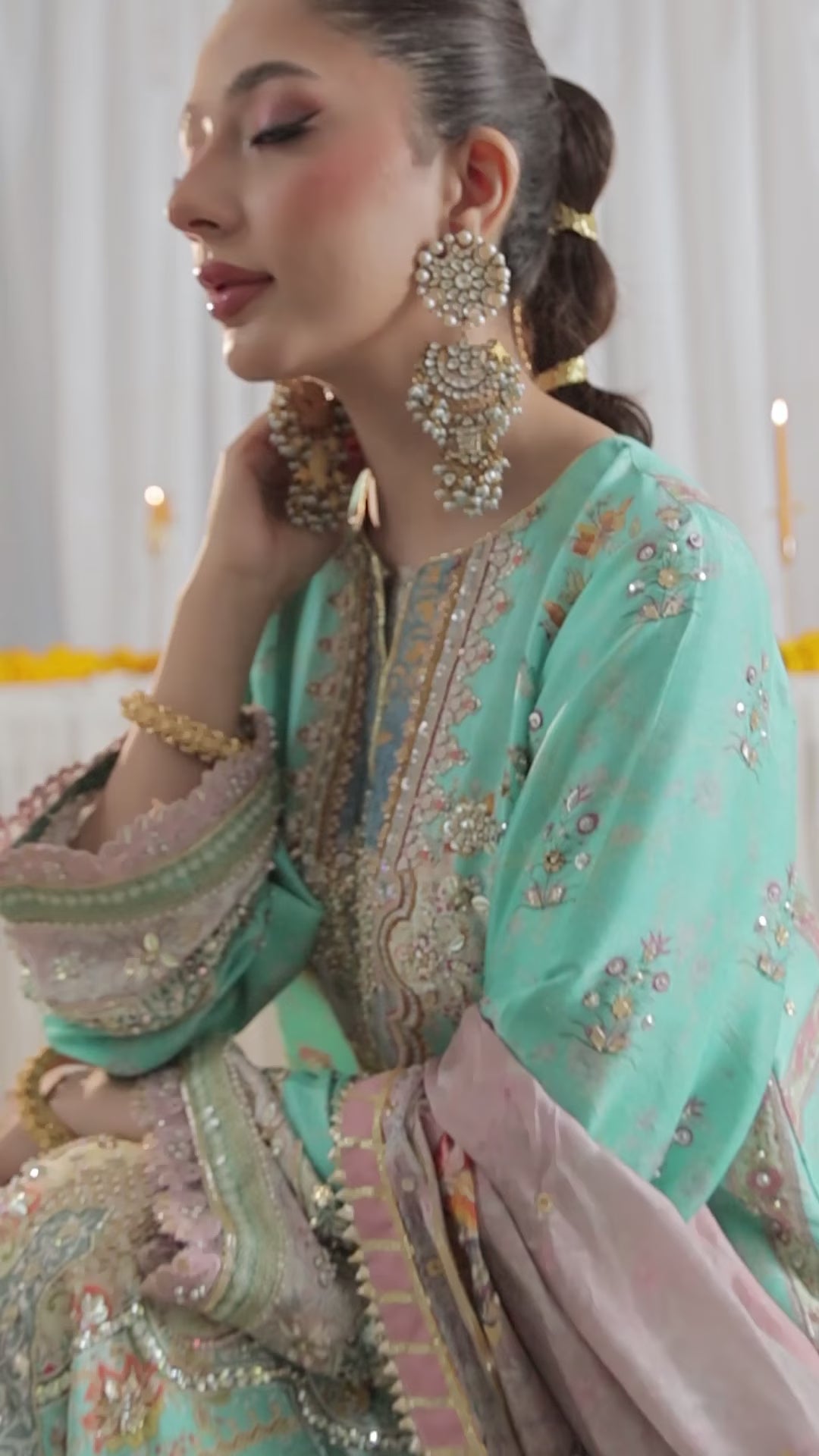 Ansab Jahangir Luxury Swiss Digital Printed & Embroidered Collection Faraal
